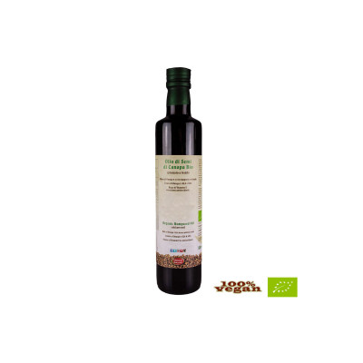Olio di Semi di Canapa Bio spremuto a freddo 500 ml - SOLO CON HACCP