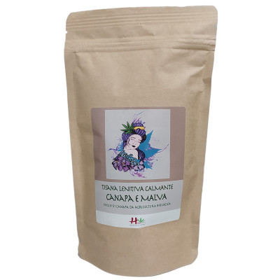 TISANA LENITIVA CALMANTE INDAKU - MALVA E CANAPA 40G - HEMPATICA - SOLO CON HACCP
