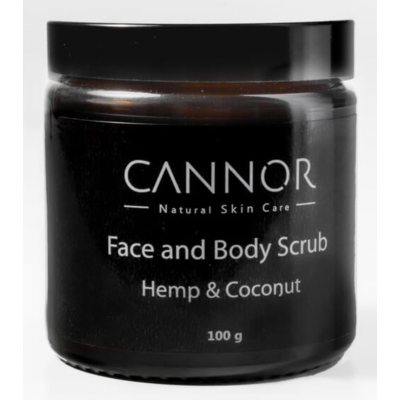 Cannor Scrub per viso e corpo, 100 g