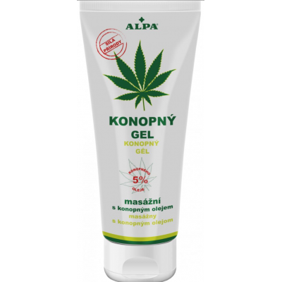 Alpa Cannabis gel per massaggio, 100 ml