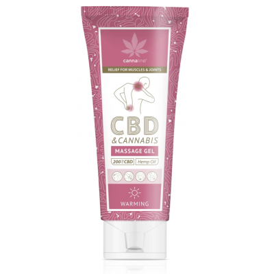Cannaline CBD and Cannabis gel Effetto Caldo, 200 mg CBD