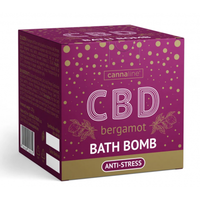 Cannaline CBD Anti-Stress Bath Bomb con Bergamotto